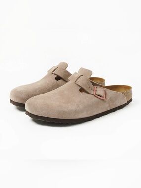 New in Box Unisex Birkenstock Boston Suede Slip-On Clogs Sz 39